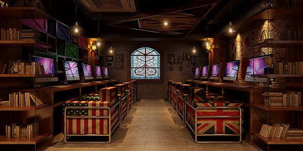 合肥網(wǎng)吧裝修設計