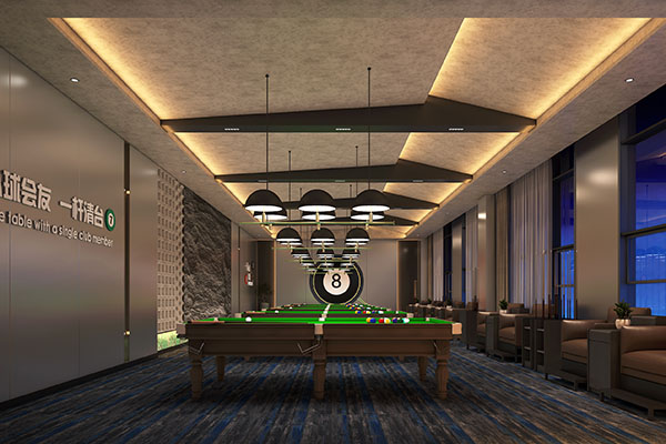 臺(tái)球廳裝修